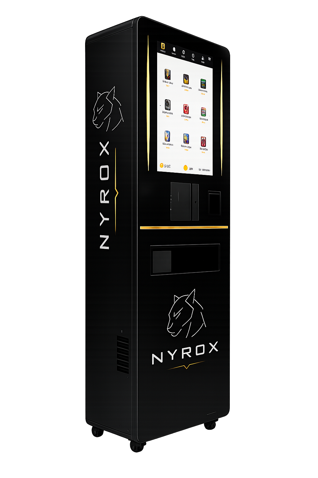 Distributore NYROX in rotazione, fotogramma 7